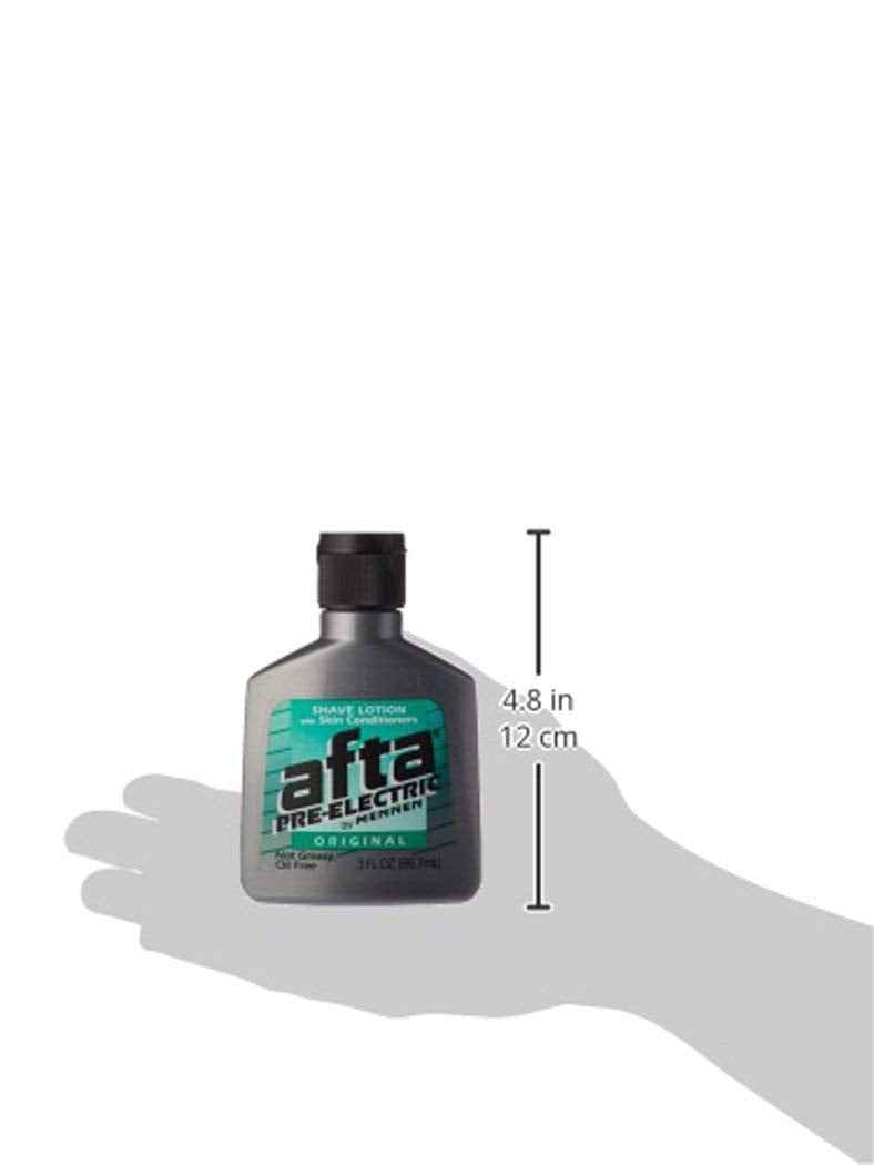 AFTA Shave Lotion with Skin Conditioners, Pre-Electric by Mennen, Original, Not Greasy, Oil Free, 3 FL OZ - 8 Pack