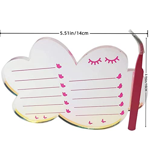 Eyelash Extensions Palette with Suction Cups & Tweezers