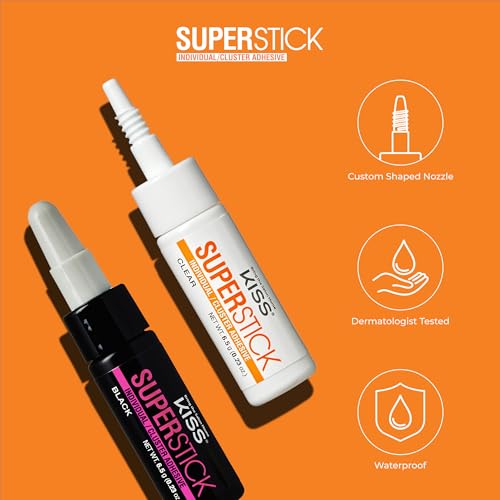 Kiss SuperStick Lash Cluster Adhesive - 7 Day Waterproof Hold