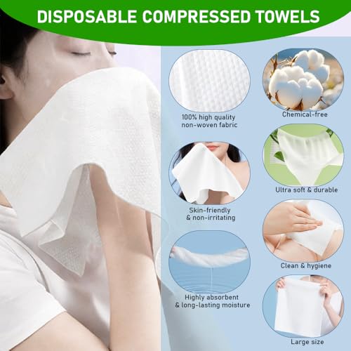 LiveFull Towel Warmer Refills - 180 Compressed Face Towels