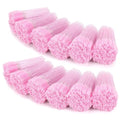 Tbestmax 1200 Disposable Mascara Wands Eyelash Brush Spoolies for Eyebrow Eye Lash Extension, Makeup Brushes Applicators Kits - Pink