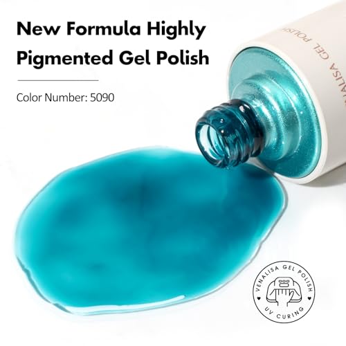 Venalisa Jelly Blue Gel Nail Polish 10ml Sheer Soak Off UV/LED Salon Manicure