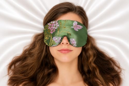 Weighted Sleep Eye Mask with Lavender & Flaxseed Fill