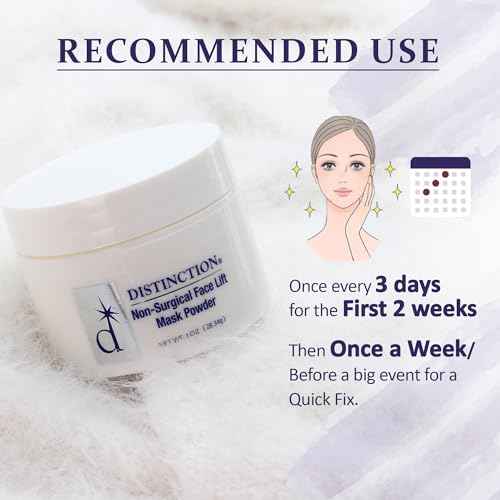 Distinction Firmalift Instant Firming Face Lift Powder & Activator Combo - Anti Aging to Tighten & Tone Skin for a Radiant & Youthful Glow - Great for Fine Lines Wrinkles