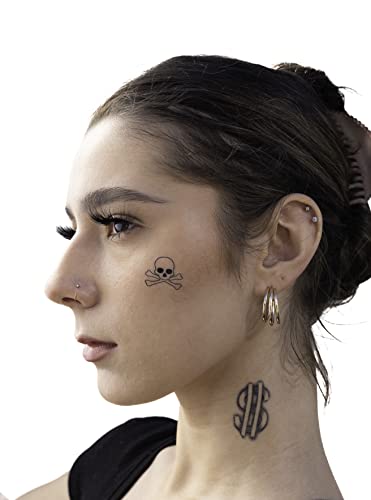 Temporary Tattoos 8-Piece Set – Microphone, Dollar, Anchor