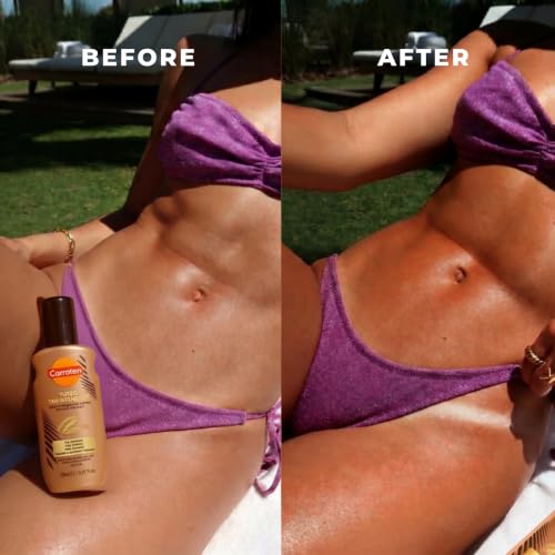 Carroten Turbo Tan Intensifier - Tanning Primer with Wipe, 5 oz, Deep Bronze