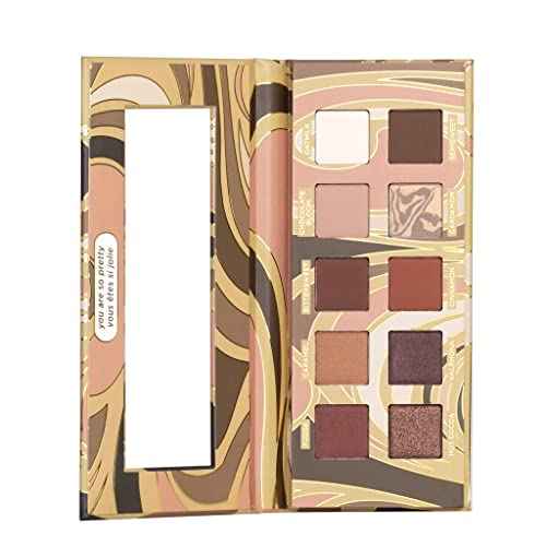 Pacifica Cocoa Nudes Mineral Eyeshadow Palette ? 10 Shades Eye Makeup Naked Mineral Eye Shadow - Earth-Tone Rich Chocolate & Praline Neutral Talc-Free Highly Pigmented Cocoa Butter Clean Beauty Vegan
