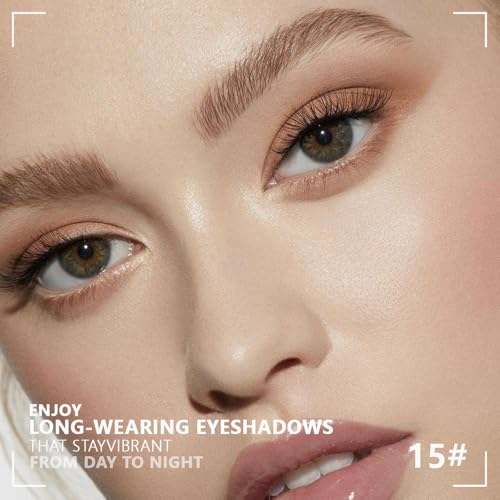 Nude Brown Matte Eyeshadow Quad Palette - Pigmented Smoky Eye