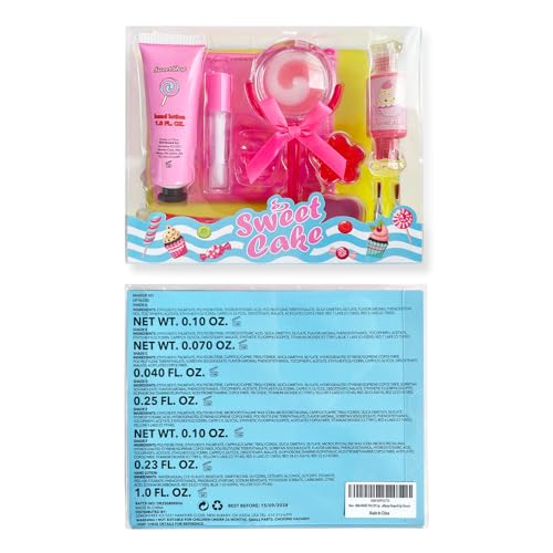 M&U Lip Gloss Set for Girls – 11pc Kit with Fun Shapes