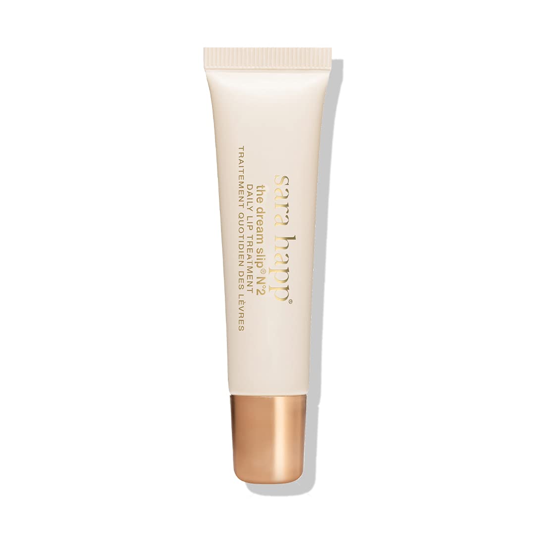 Sara Happ The Dream Slip No.2 Daily Lip Treatment - Deeply Hydrate, Repair and Soothe Lips with Botanical Oils, Butters and Ultra-Hydrating Hyaluronic Acid All Day & Night, 0.45 oz.