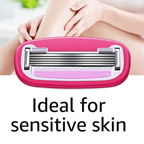 Women's 5-Blade Razor Refills for Close Shave - 6 Cartridges