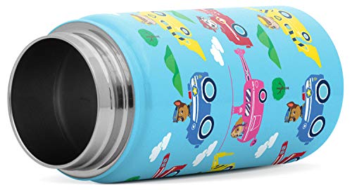 Simple Modern Paw Patrol Kids Water Bottle with Straw Insulated Stainless Steel Toddler Cup for Boys, Girls, School | Summit Collection | 14oz, Paw Patrol Adventures