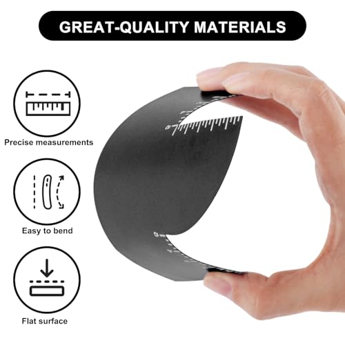 Barber Hairline Shaping Tool with Measurement Scale - Reusable