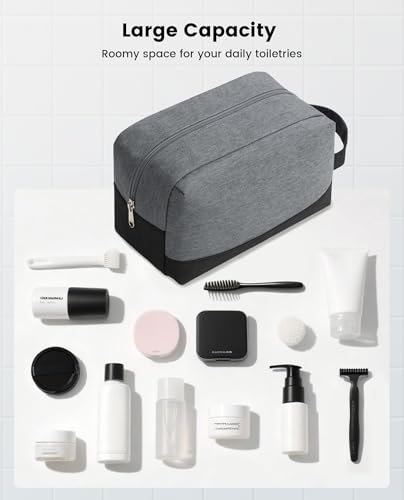 Vorspack Water Resistant Toiletry Bag for Men & Women, Medium