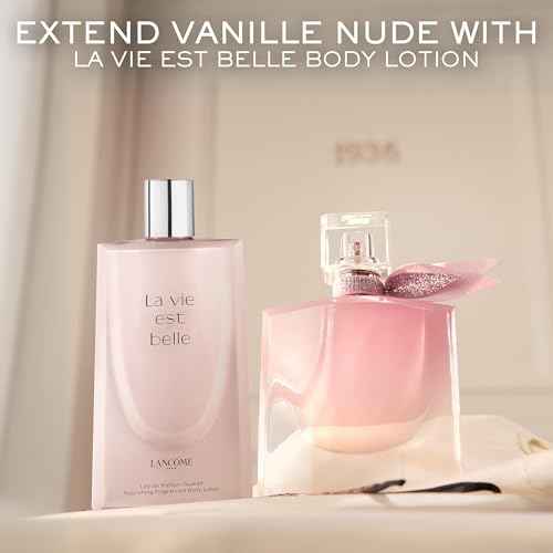 Lanc?me La Vie Est Belle La Vie Vanille Nude Eau de Parfum - Long Lasting Fragrance with Notes of Solar Jasmine, Glazed Bourbon Vanilla, White Musk - Floral & Sweet Women's Perfume