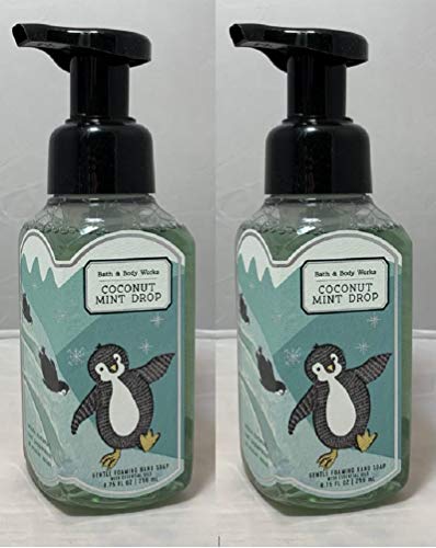 Bath & Body Works Gentle Foaming Hand Soap - Coconut Mint Drop (2 Pack)