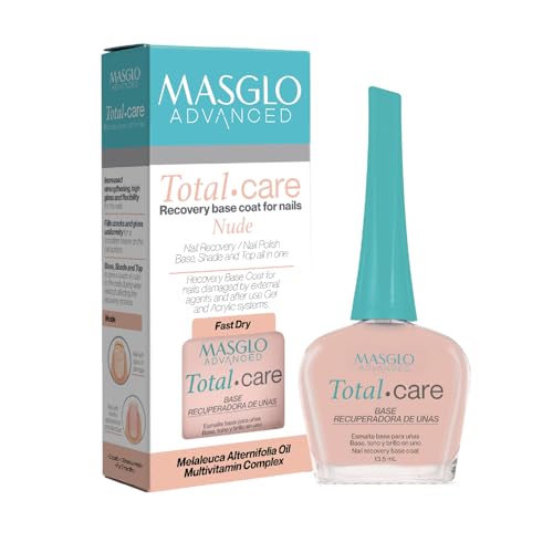 MASGLO 3-in-1 Nail Strengthener & Post-Gel Damage Recovery Treatment