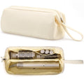Cunno Beige Travel Hair Tool Bag Compatible with Dyson & Shark Flexstyle