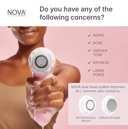 Spa Sciences NOVA Sonic Face Brush - Cleanse & Exfoliate