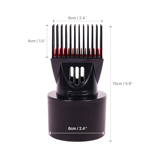 Detangling Blow Dryer Comb Attachment for Frizz-Free Hair - Universal Fit