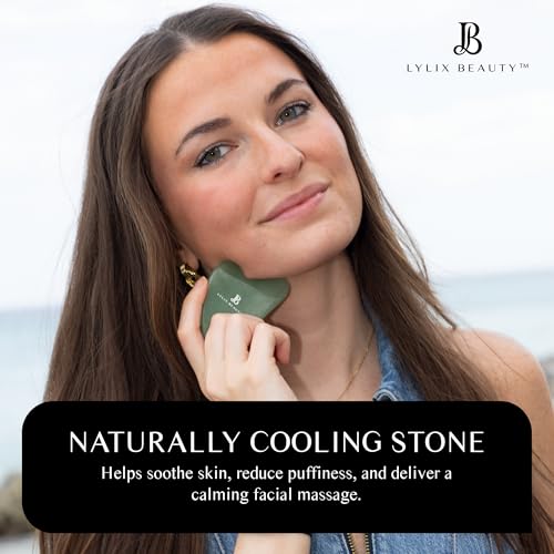 Lymphatic Contour Face Brush & Jade Gua Sha Set