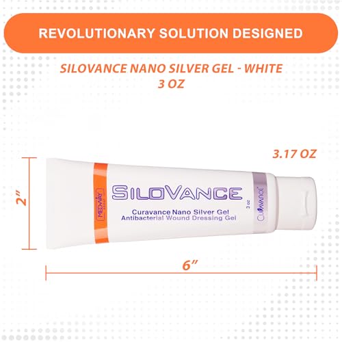 MedVance CuraVance SiloVance Gel - White, 3 Fl Oz (Pack of 1)