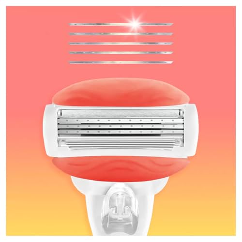 Gillette Venus Comfort Glide Sunny Citrus Women's Razor Plus 12 Blade Refills