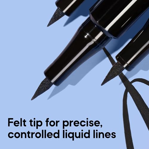 Almay Conditioning Liquid Eyeliner, Waterproof Felt Tip, Black