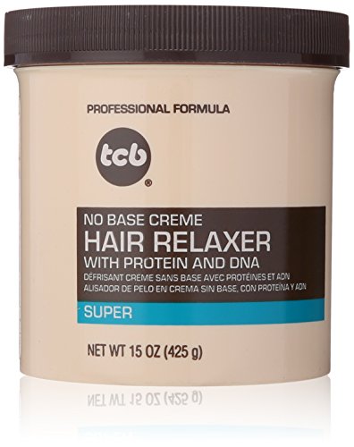 TCB No Base Hair Relaxer Cream, Super 15oz