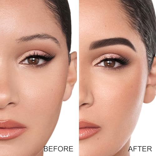 Boobeen Eyebrow Powder Kit, 2-Color Waterproof Palette with Brush & Mirror