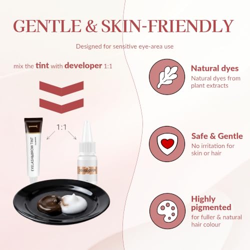 Lash & Brow Color Kit - Black, Waterproof, 4-Week Wear