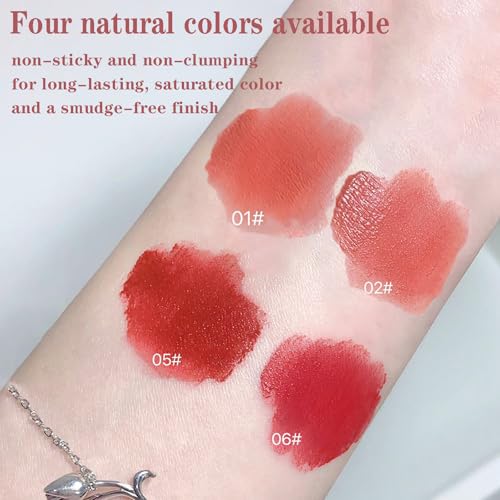 Velvet Matte Liquid Lipstick Set - 4 Colors Waterproof Long Lasting