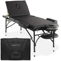 Saloniture Professional Massage Table Portable Tri-Fold 450lb