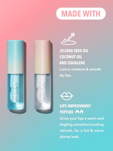 SHEGLAM Plump Addict Hot & Cold Lip Gloss Duo