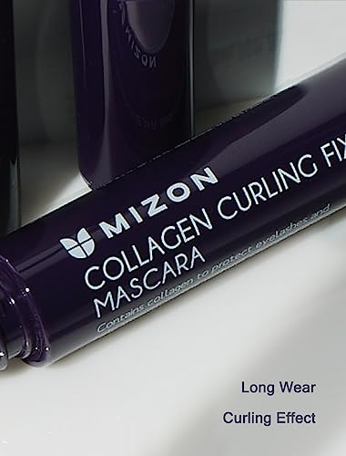 MIZON Collagen Curling Fix Mascara – Long Lasting, No Smudge