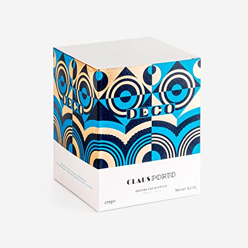 Claus Porto DECO - ENCENS EUCALYPTUS CANDLE (270g / 9,5 oz.), 9.5 oz.