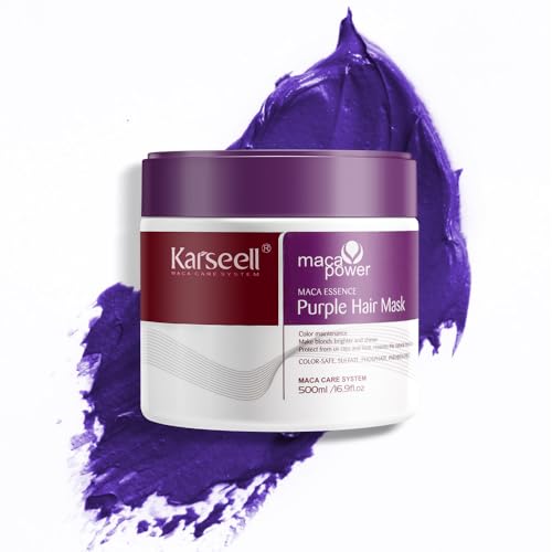 Karseell Purple Hair Mask - 16.90 oz for Blonde & Silver Hair