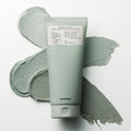 Korean Charcoal Face Wash & Mask with Peptides - Deep Cleansing Exfoliant for Blackheads & Pores