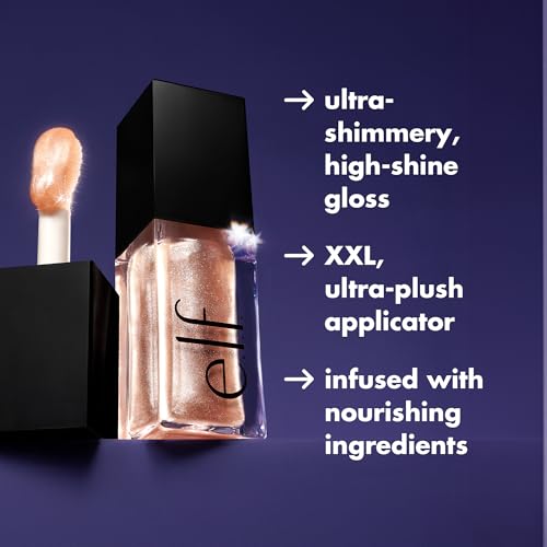 e.l.f. Glow Reviver Lip Oil – Hydrating Gloss with Minty Shine