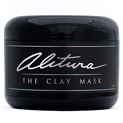 Alitura Clay Face Mask ? Exfoliating, Hydrating & Anti-Aging Facial Mask with Vitamin C & Pearl Powder ? Pore Cleansing Face Mask for Acne, Blackheads & Glowing Skin ? 7.1 oz