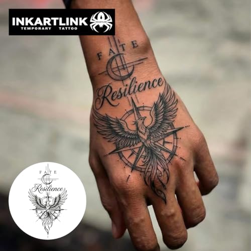 Semi-Permanent Tattoos - 2 Sheets Waterproof Realistic Design