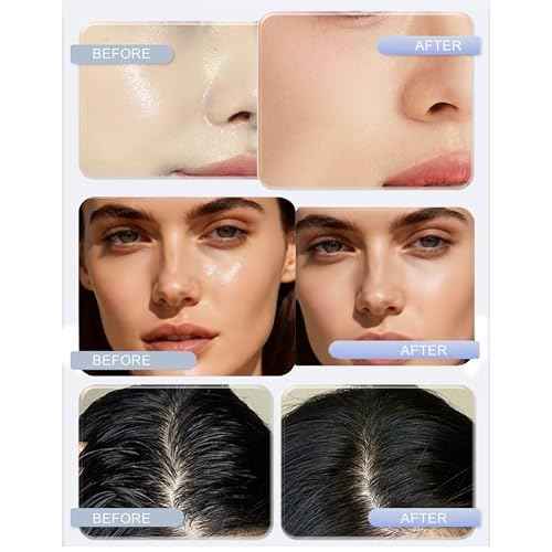 Oil Blotting Paper with Powder - 300 Sheets with Mirror, Puff & Refills, Absorbs Excess Face Oil, Controls Shine, Gentle for Makeup Use
