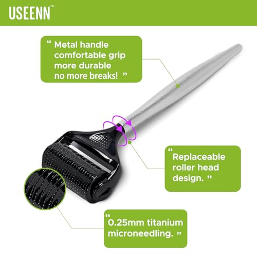 1200 Titanium Derma Roller 0.25mm for Face, Scalp & Beard