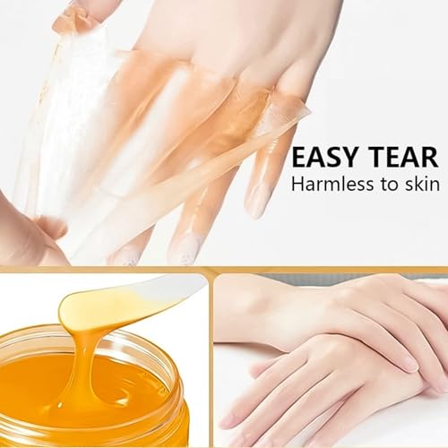 Turmeric Exfoliating Hand & Foot Peel Mask - Moisturizing Wax Film