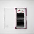 C Curl Single Length Eyelash Extension Trays, Ultra Black Eyelash Extensions, (14mm / 0.03mm), 16 Rows, Classic and Volume Lashing, New Lengths Lash Co.