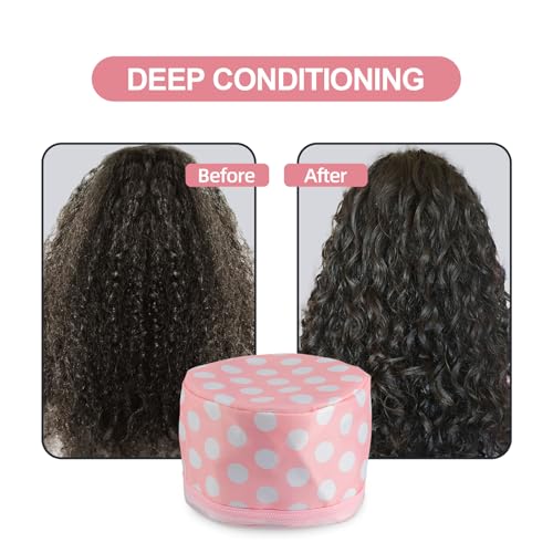 Electric Hair Steamer Cap with Temperature Control