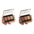 NYX Butter Gloss Non-Sticky Lip Gloss Chocolate Brown Ginger Snap & Brown Tiramisu 2-Pack