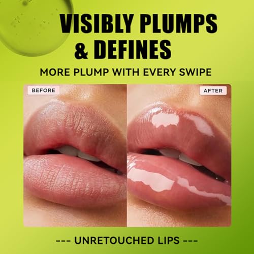 8-Color Hydrating Lip Oil Set with Large Brush Applicator