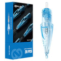 Disposable Round Liner Tattoo Needles - 20 Pack with No Backflow Membrane