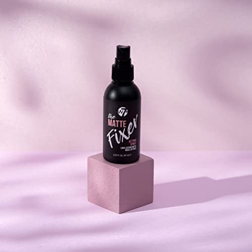 W7 The Fixer Duo - Makeup Setting Spray 2Pcs Set - Dewy & Matte Finishes For Fixing Professional Makeup